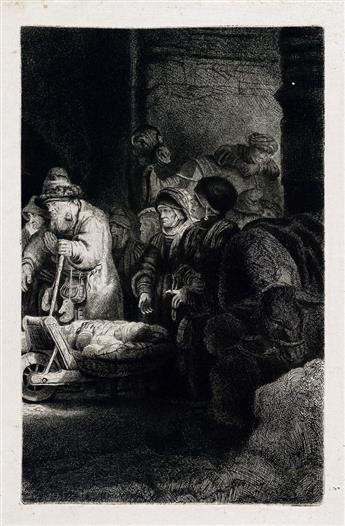 REMBRANDT VAN RIJN andCAPTAIN WILLIAM BAILLIE Bound volume with approximately 150 etchings, including numerous proof impressions of ...